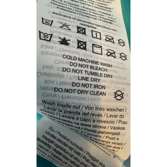 2/$30 NWT Something New Medium Turquoise/Teal Floral Ruffle Maxi Skirt Side Slit - Picture 13 of 16